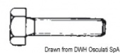 Osculati A4-933-05X030 - Болт полнорезьбовой с шестигранной головкой 316.933/5X30 UNI 5739 DIN 933 5x30 мм 50 шт (50 шт.)