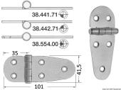 Петля 107x39 мм (Блистер 2 шт.)