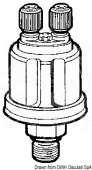 Osculati 27.561.01 - Датчик давления масла 5 bar, 1/8"-27 NPT, изолированные полюса 