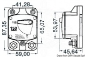 Osculati 02.701.41 - External thermal switch 200 A 