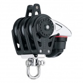 Harken HK2648 Блок трехшкивный двухобушковый со стопором Ø40 мм Carbo HK2648