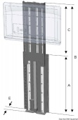 Osculati 48.761.24 - UP- DOWN TV- LIFT 700 мм 24 V 