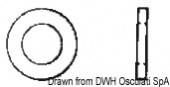 Osculati A2-9021A-04X012 - Шайба плоская широкая ROND4X12 4x12 мм 200 шт (200 шт.)