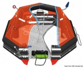 Osculati 22.751.10 - Спасательный плот самонадувающийся Deep-Sea Compact Pack A Roll на 10 человек сбрасываемого типа 118x56x53 см 