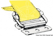 Osculati 06.706.50 - Пряжка из нержавеющей стали открытого типа 50 мм 