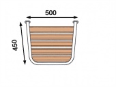 Платформа для ныряния BATSYSTEM 500x450 мм