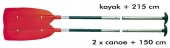 Osculati 34.470.03 - Пара разборных весел для каноэ 150 см 