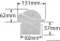 Osculati 25.083.02 - Компас RITCHIE Helmsman 3'' 3/4 (94 мм) с компенсаторами и подсветкой, с плоской картушкой, врезной, белый-белый 