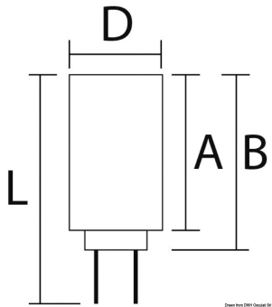 Osculati 14.441.11 - Светодиодная лампочка SMD с цоколем G4 для точечных светильников 12/24 V G4 1.6 W 97 lm