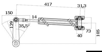 Osculati 45.273.01 - ULTRAFLEX Gotech гидр. рулевое управление на борту 