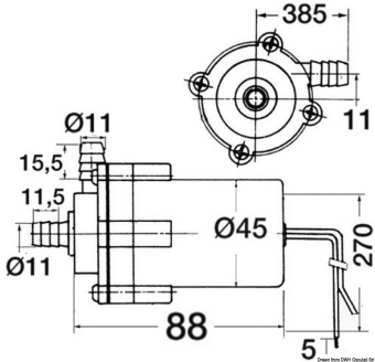 Центробежная помпа для мойки 12V