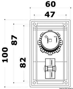 Osculati 14.861.01 - Гнездо питания 