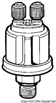 Датчик давления масла, полюса - на массу 10 bar 1/8"-27 NPT