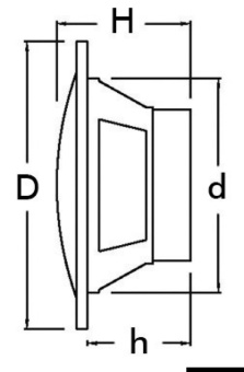 Osculati 29.743.02 - Двухконусные динамики 5,25" - 2x80 Вт черного цвета 