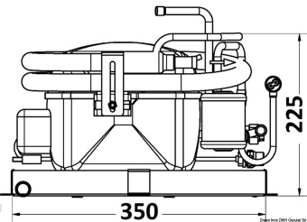 Osculati 50.241.08 - Судовой воздушный кондиционер CLIMMA COMPACT 220 В 2344 Вт/час 