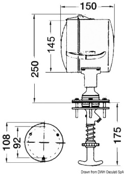 Osculati 13.242.13 - Светодиодные лампы Faro Comado Interno 12 / 24V 24W