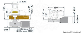 Osculati 02.321.06-12 - Шпили LOFRAN'S Project x4.,2500W/24V 12 мм 