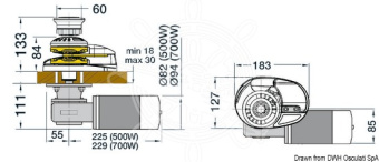 Osculati 02.421.02-08 - Шпили LOFRAN'S Project x1 из хромированной латуни 700W, 8 мм (1 компл. по 1 шт.)