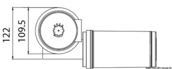 Osculati 02.413.01 - ITALWINCH лебедка R1 500 Вт 