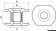 Osculati 39.818.10 - Втулки для проводки кабелей ROPEYE Double TDP 14/30-50 